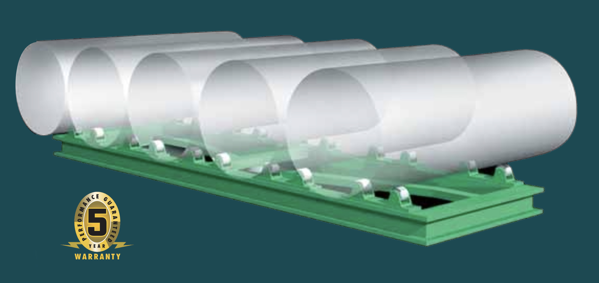 Multiple Chlorine Ton Containers Scales